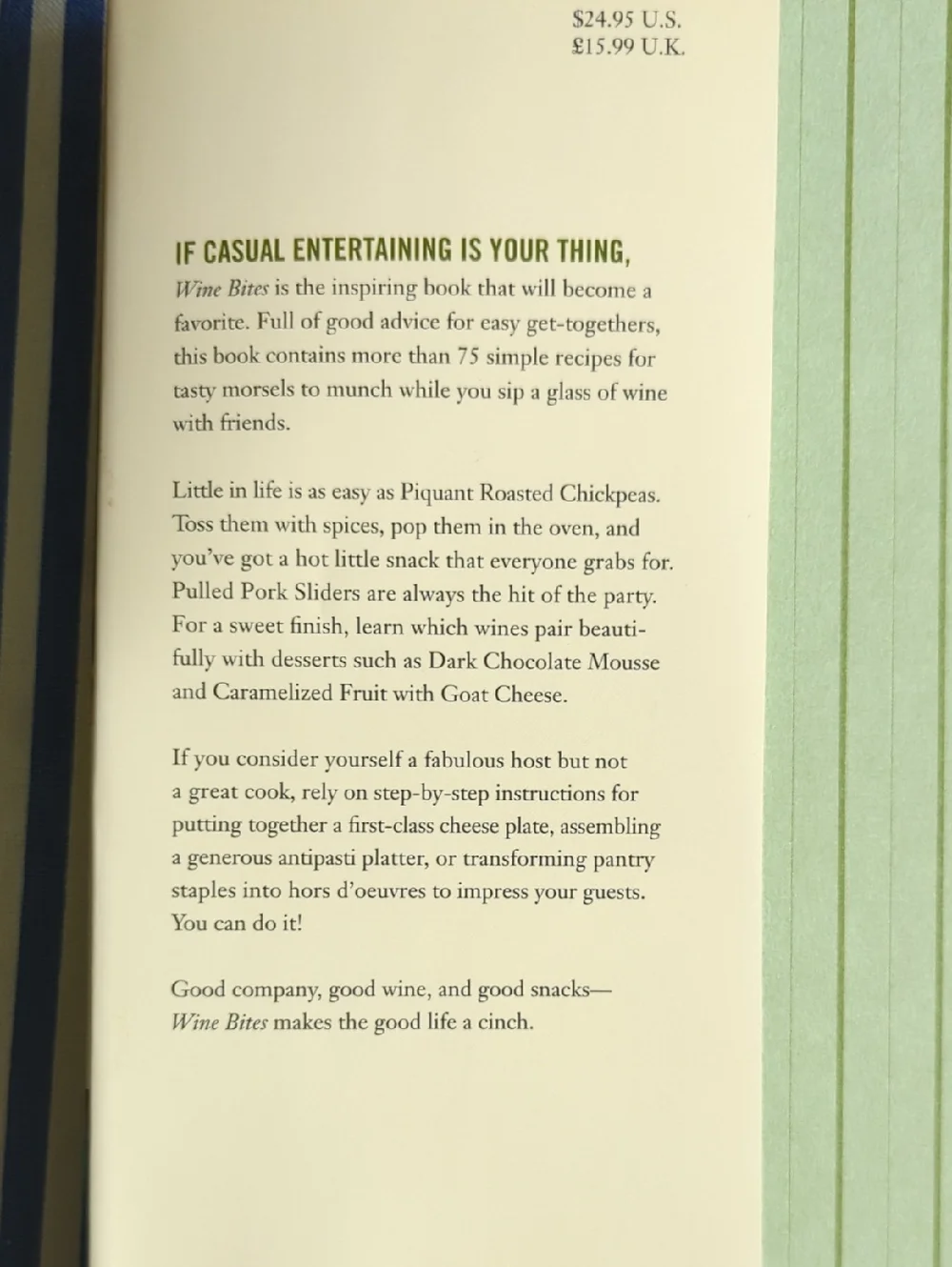 Wine Bites Simple Morsels That Pair Perfectly With Wine By Barbara Scott Goodman